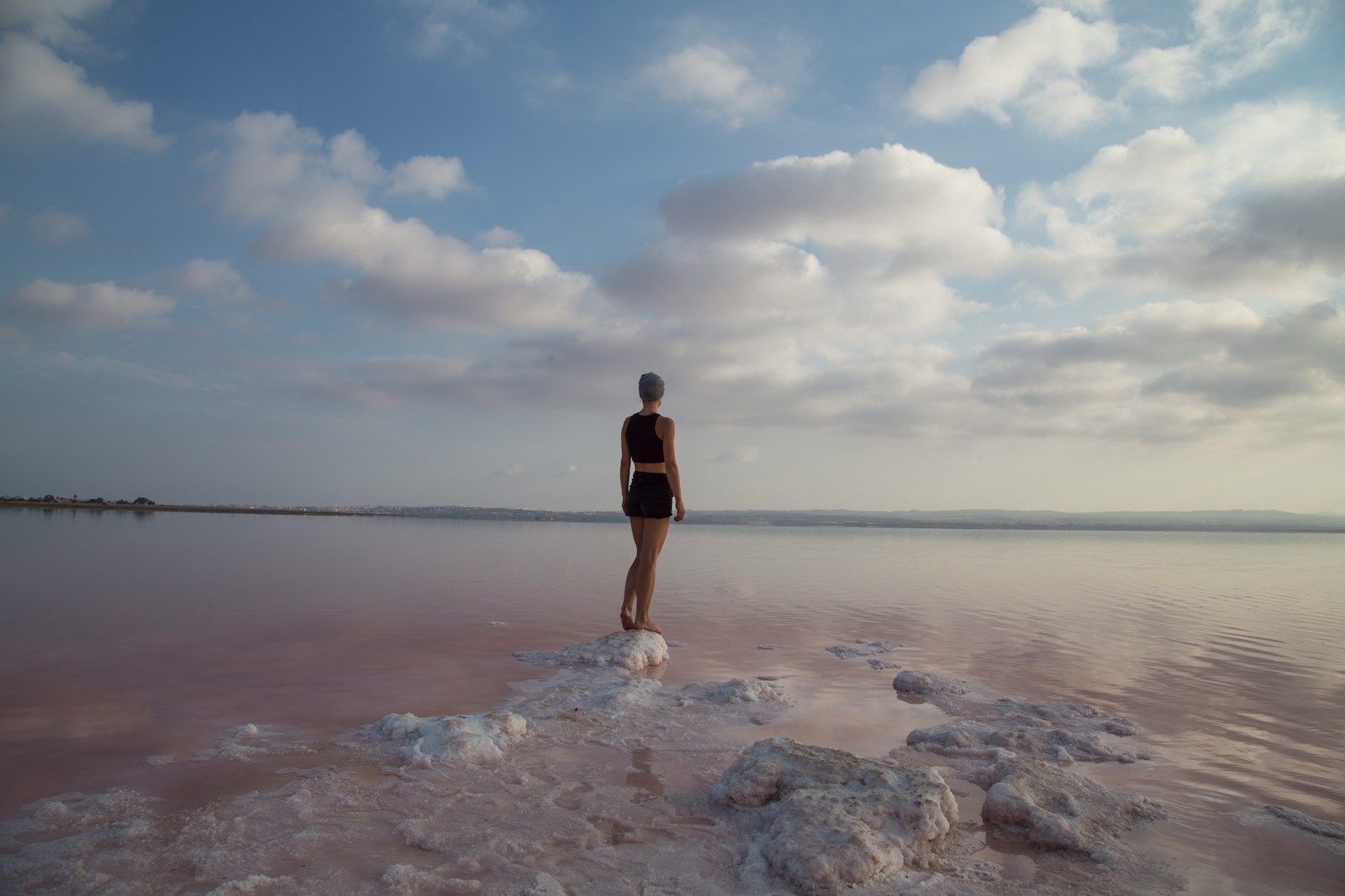 Roze zoutmeren van Torrevieja